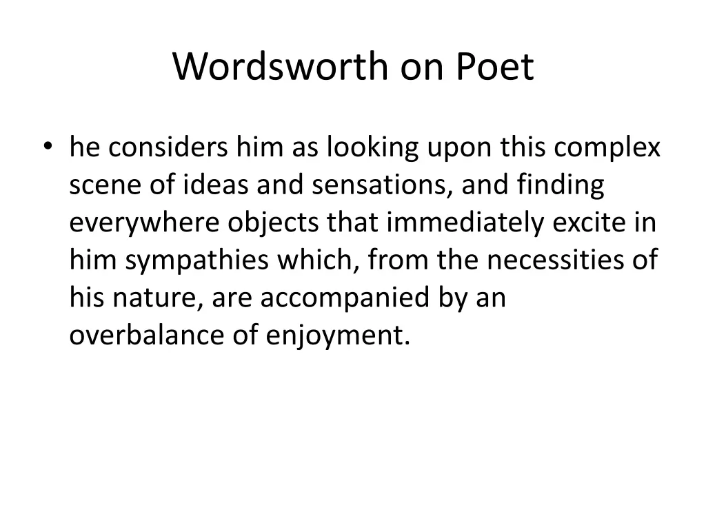 wordsworth on poet 9