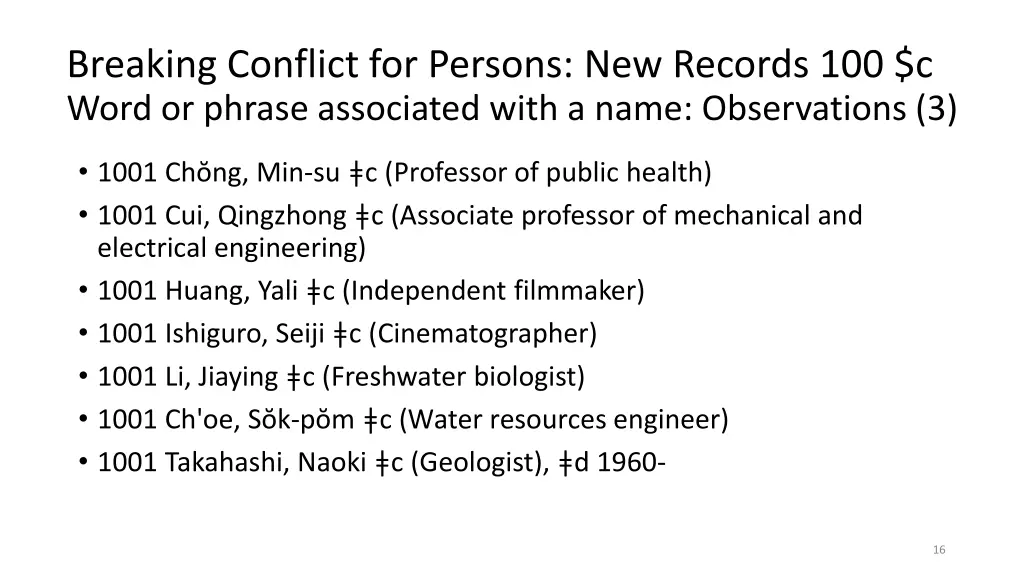 breaking conflict for persons new records 2