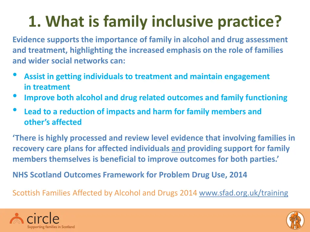 1 what is family inclusive practice