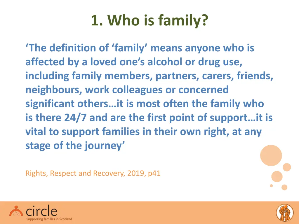 1 who is family