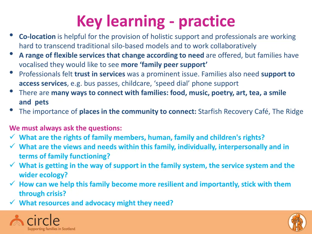 key learning practice co location is helpful
