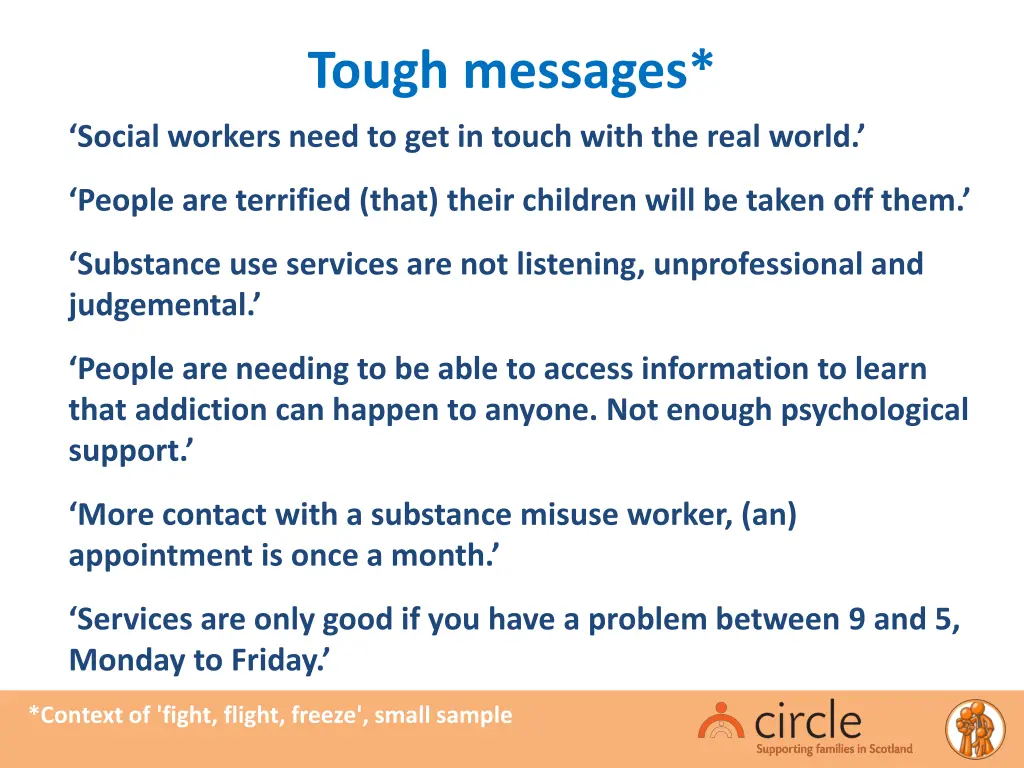 tough messages