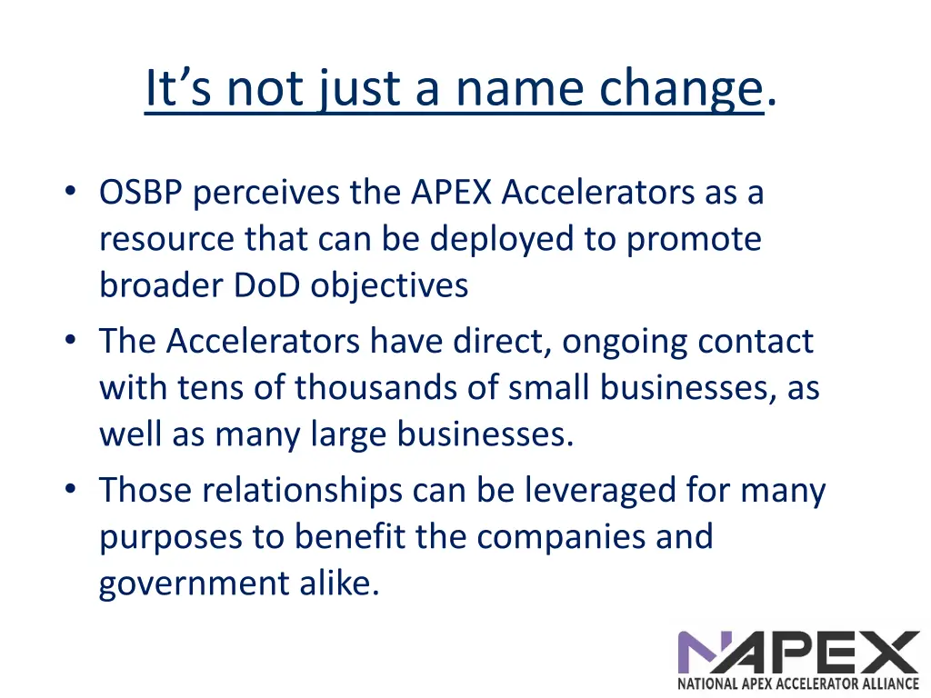 it s not just a name change