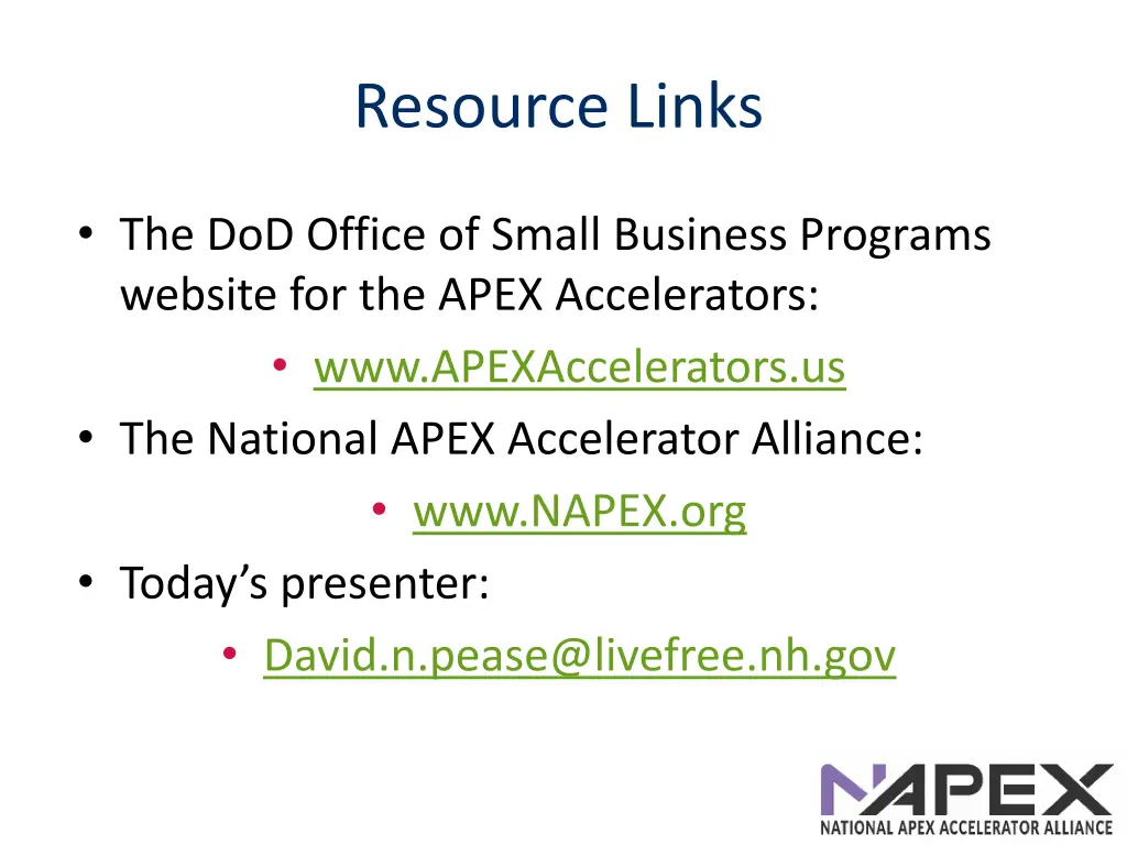 resource links
