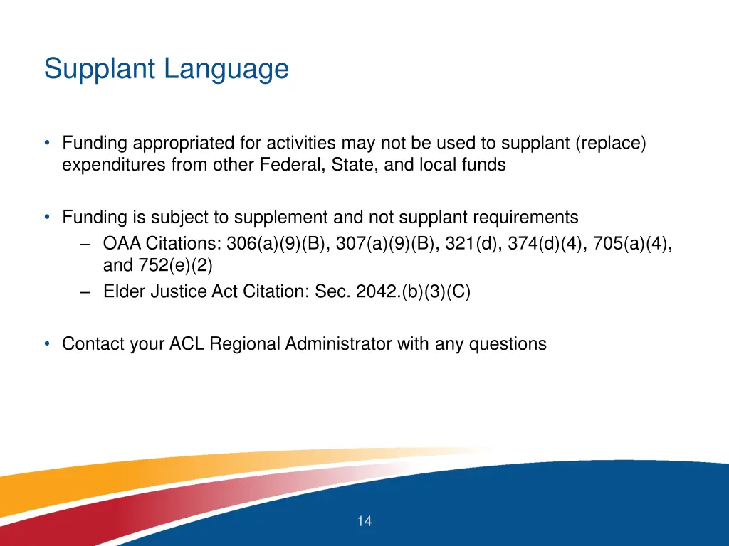 supplant language