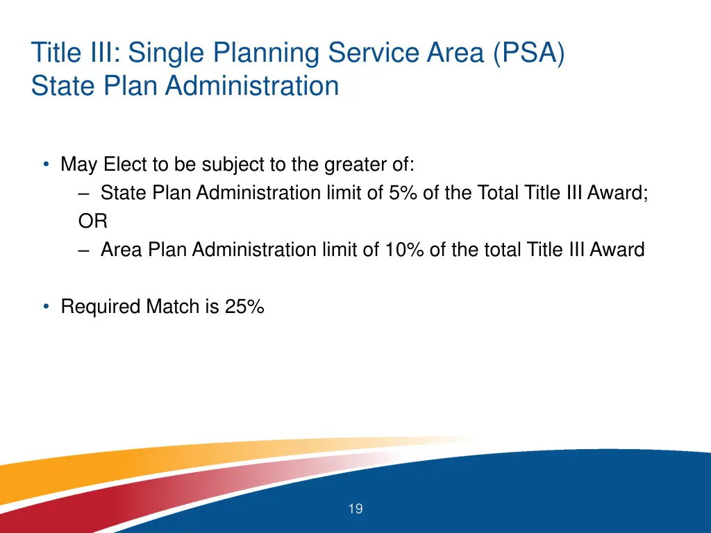 title iii single planning service area psa state