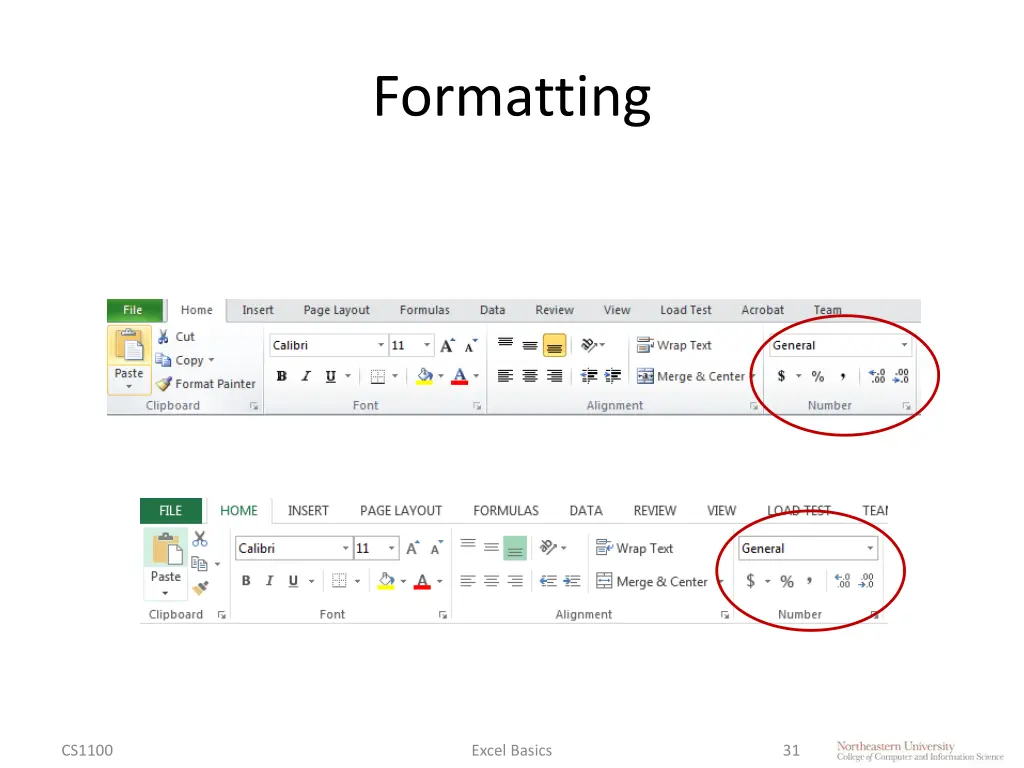 formatting 1