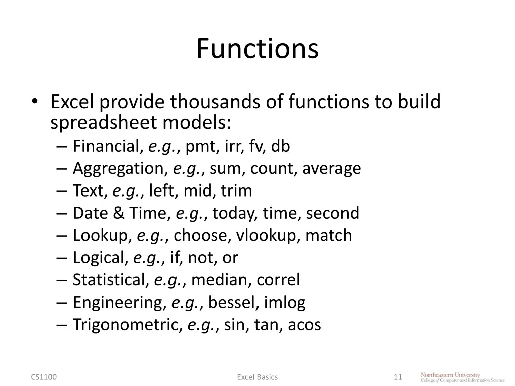 functions