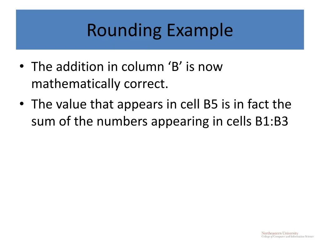 rounding example 1