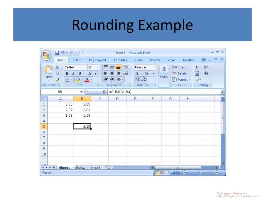 rounding example