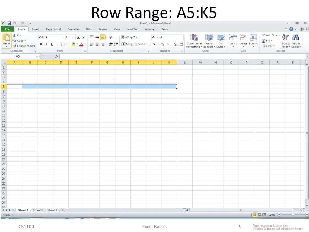 row range a5 k5