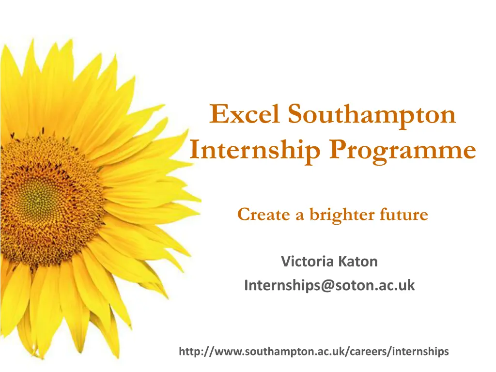 excel southampton internship programme 1