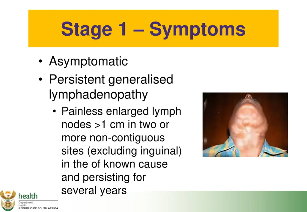 stage 1 symptoms