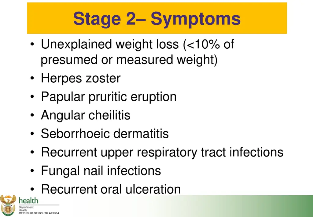 stage 2 symptoms
