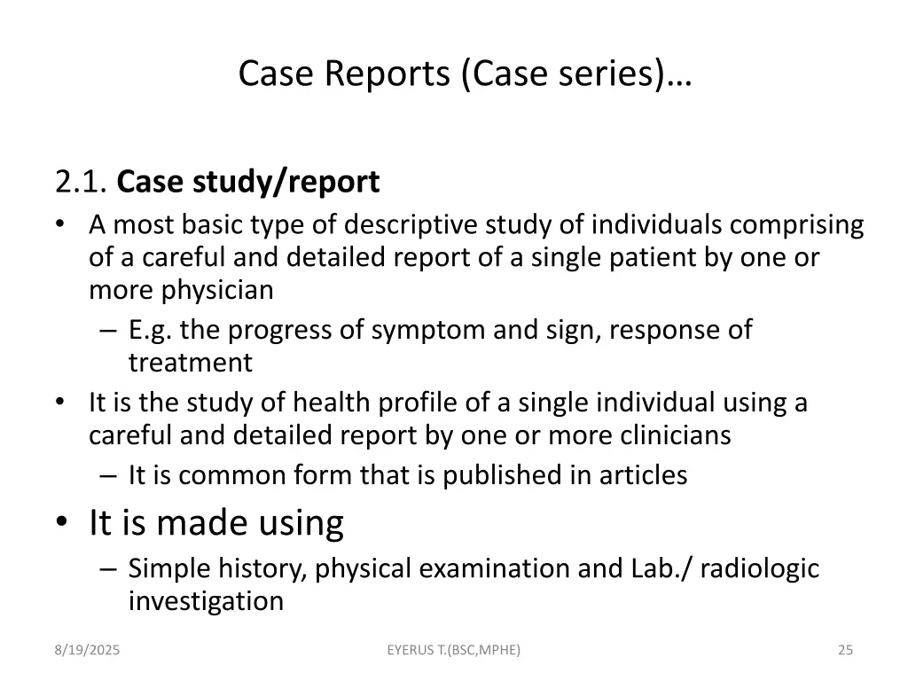 case reports case series 1
