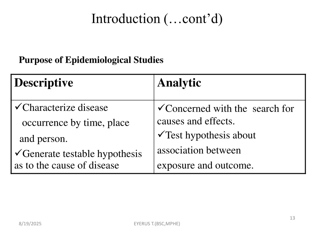 introduction cont d