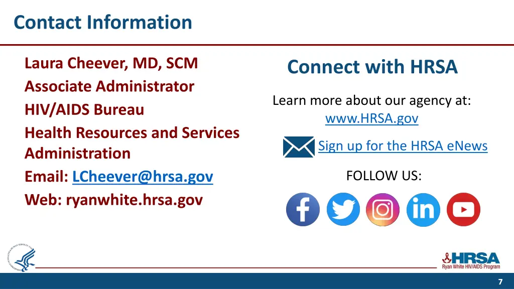 contact information