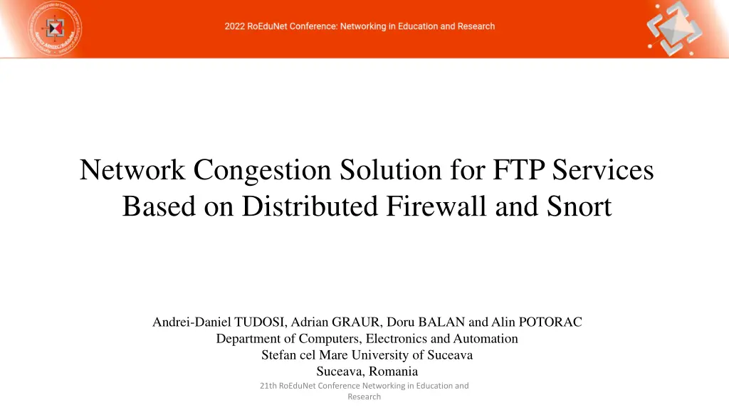 network congestion solution for ftp services