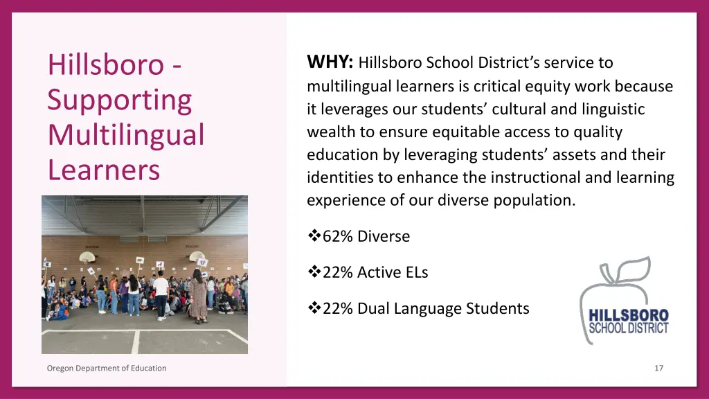 hillsboro supporting multilingual learners