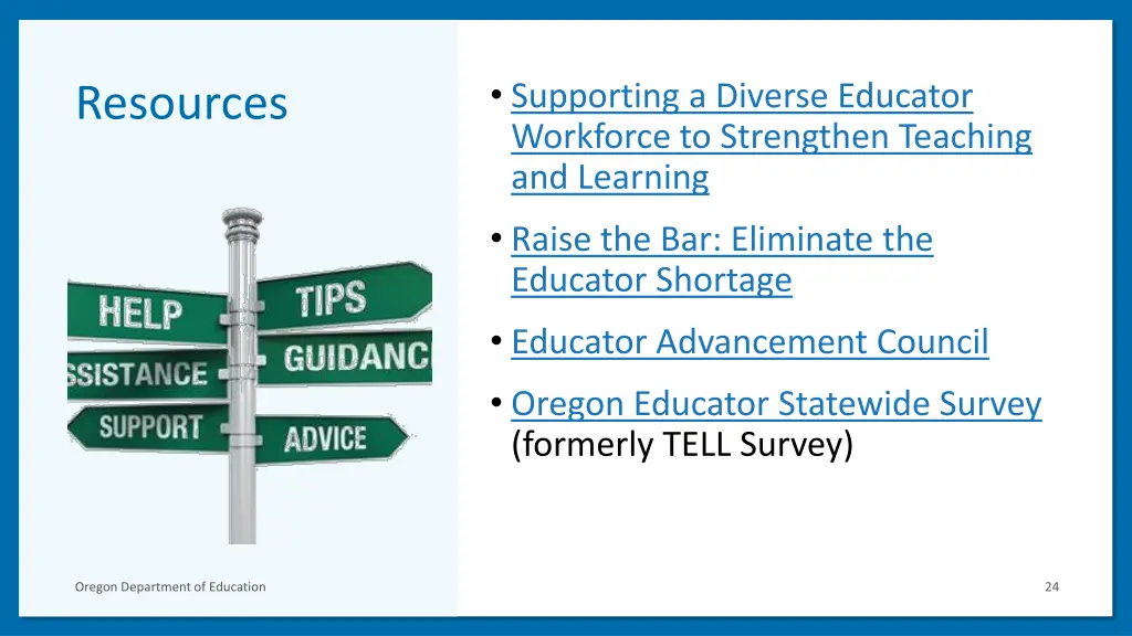 supporting a diverse educator workforce
