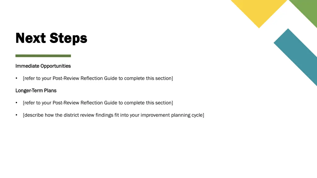 next steps next steps 1
