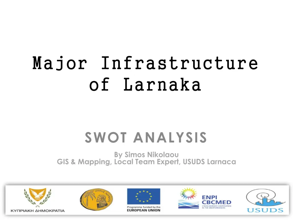 major infrastructure of larnaka
