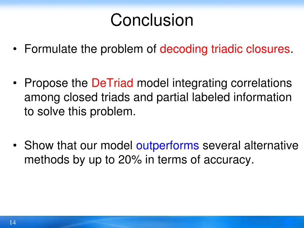 conclusion