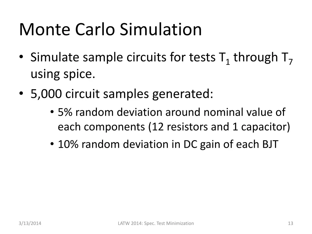 monte carlo simulation