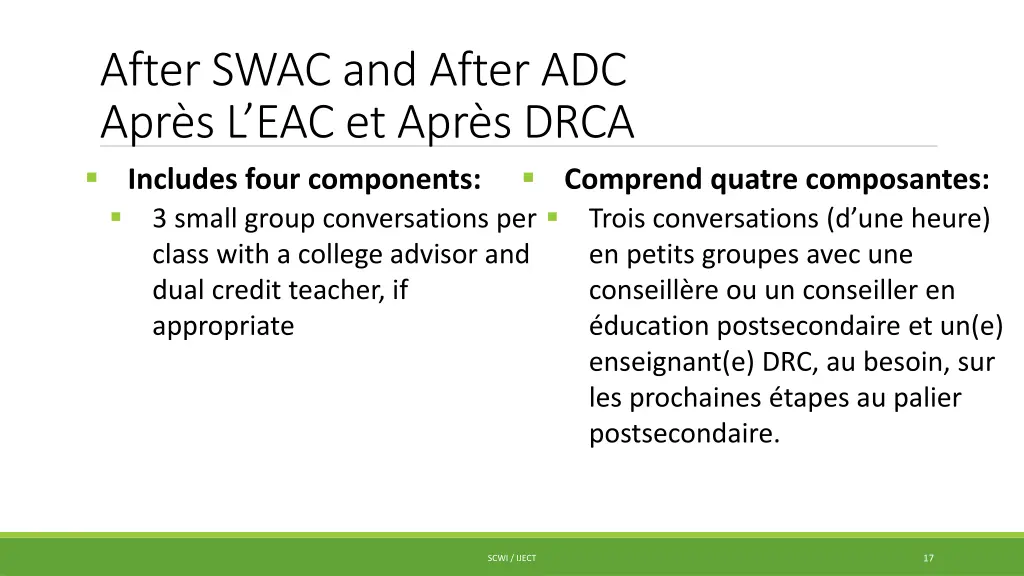 after swac and after
