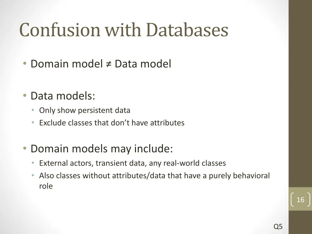 confusion with databases