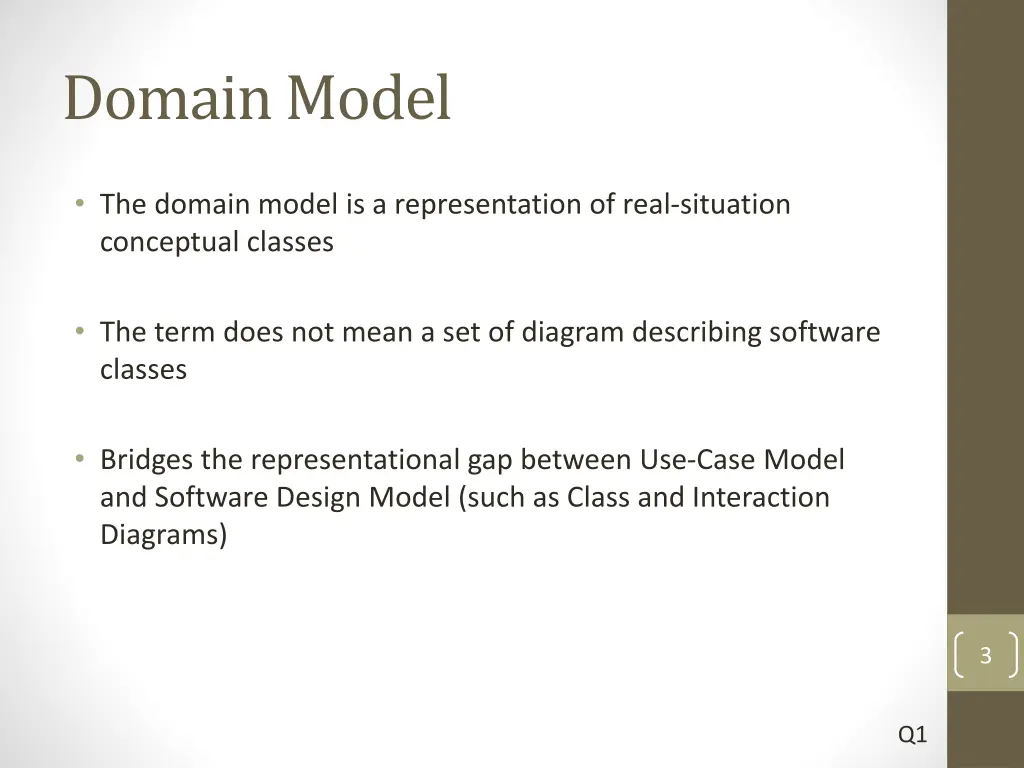 domain model