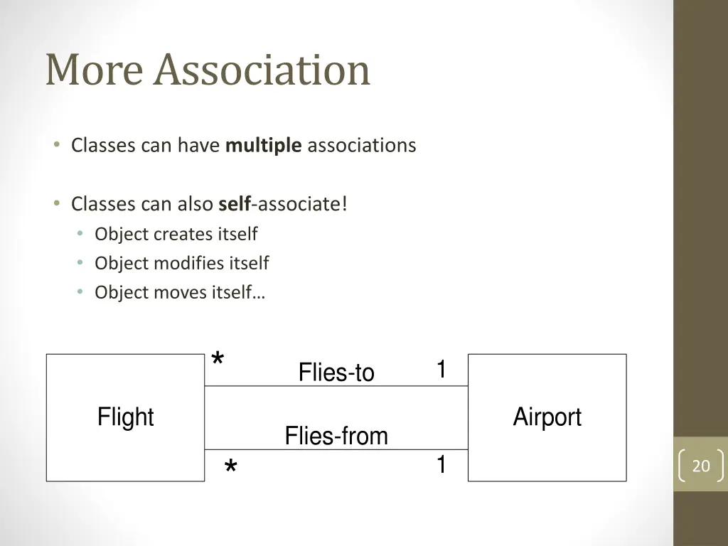 more association
