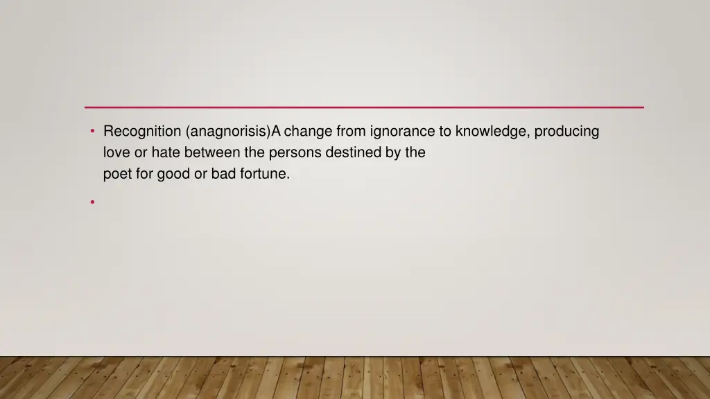 recognition anagnorisis a change from ignorance