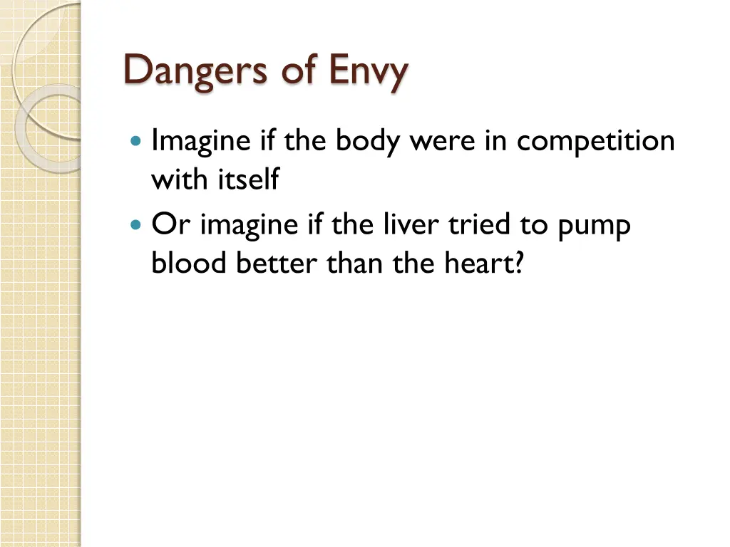 dangers of envy 3