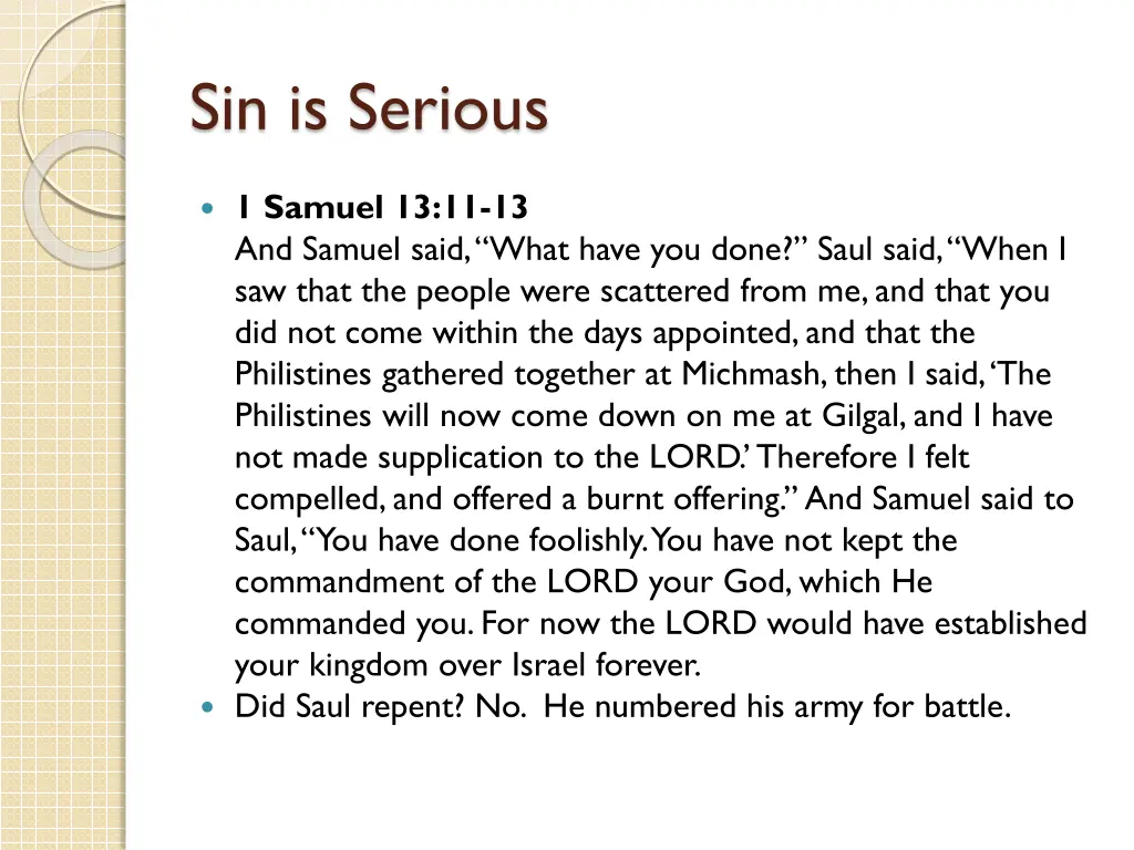 sin is serious 1