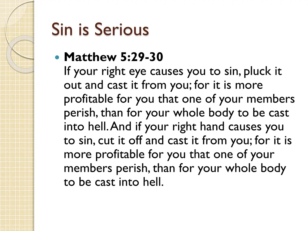 sin is serious 5