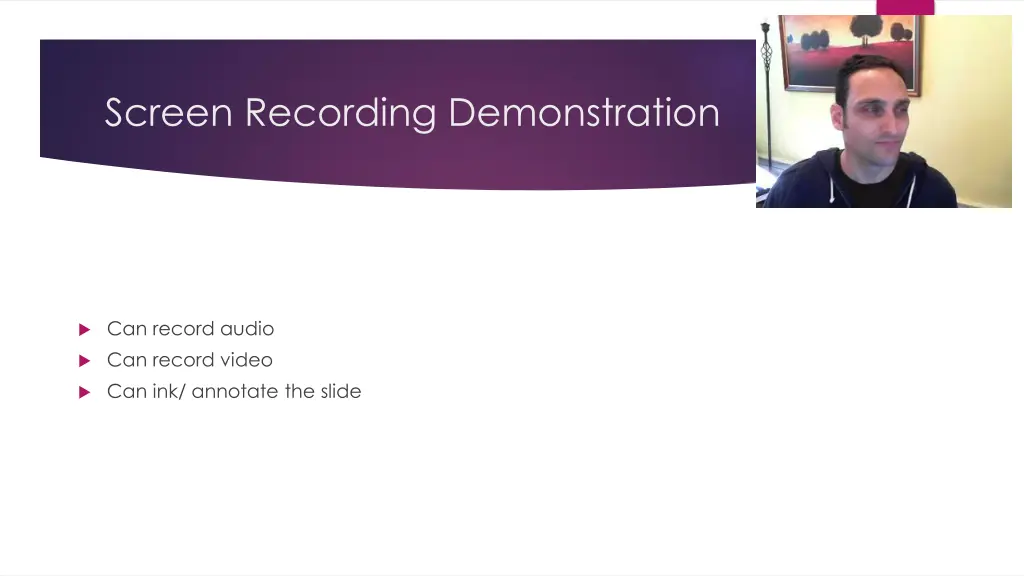 screen recording demonstration