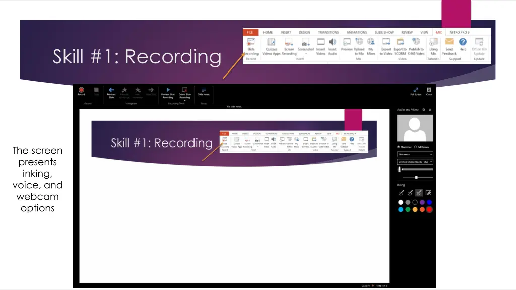 skill 1 recording