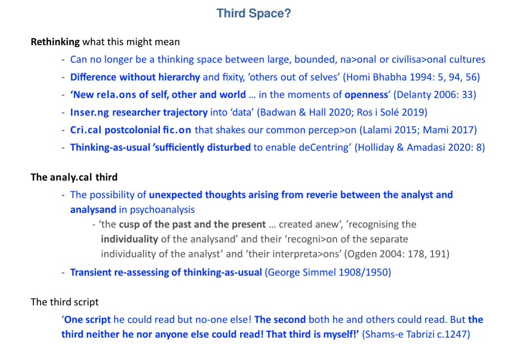 third space