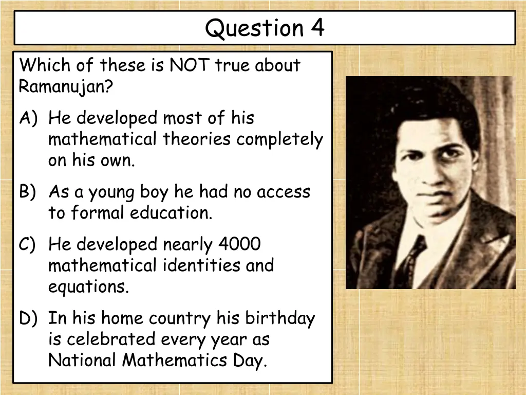 question 4