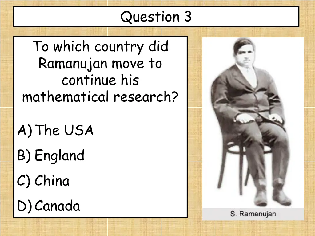 question 3