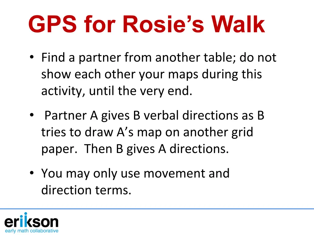 gps for rosie s walk