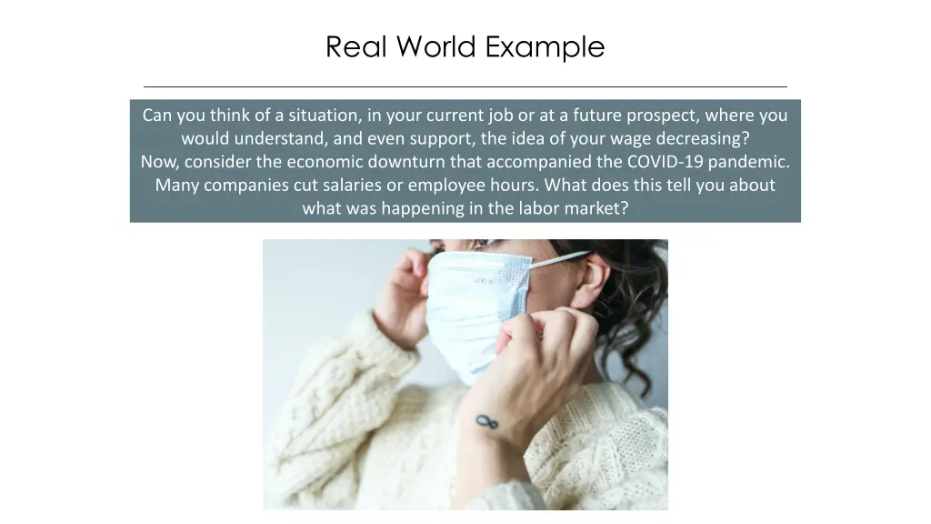 real world example