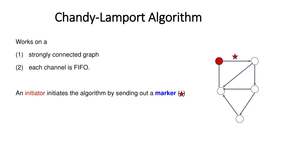 chandy chandy lamport algorithm lamport algorithm