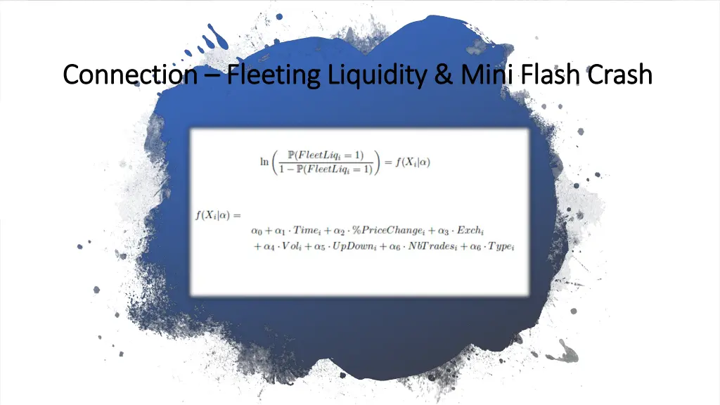 c connection onnection fleeting liquidity mini