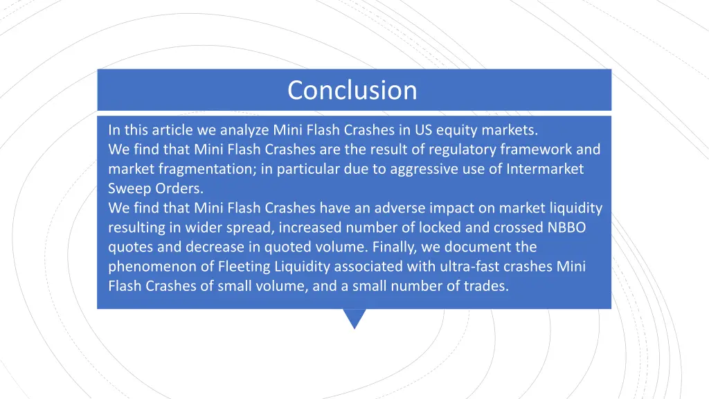 conclusion