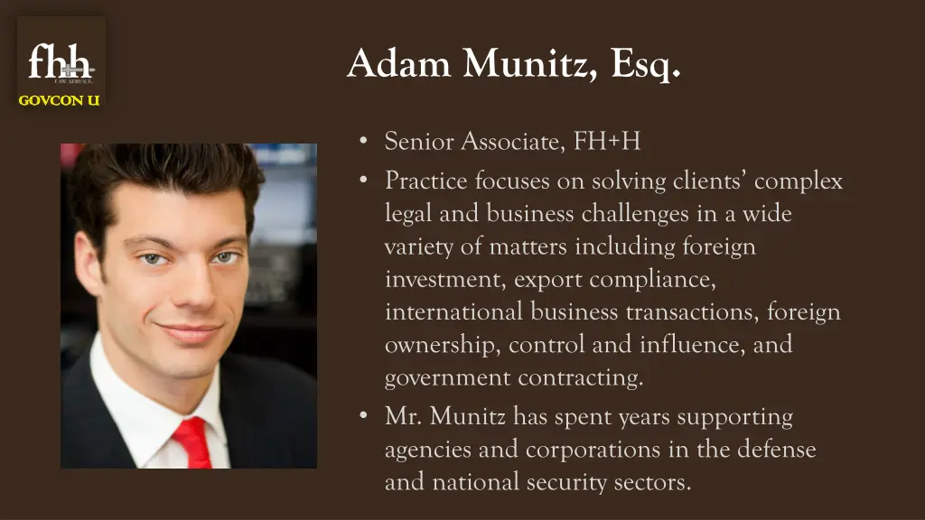 adam munitz esq