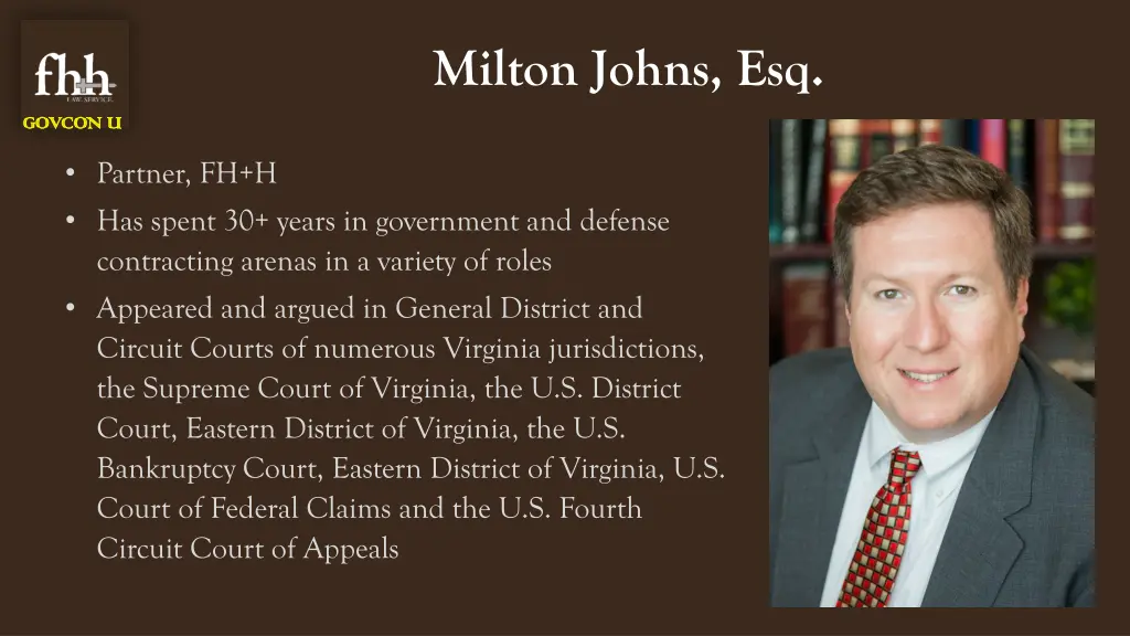 milton johns esq
