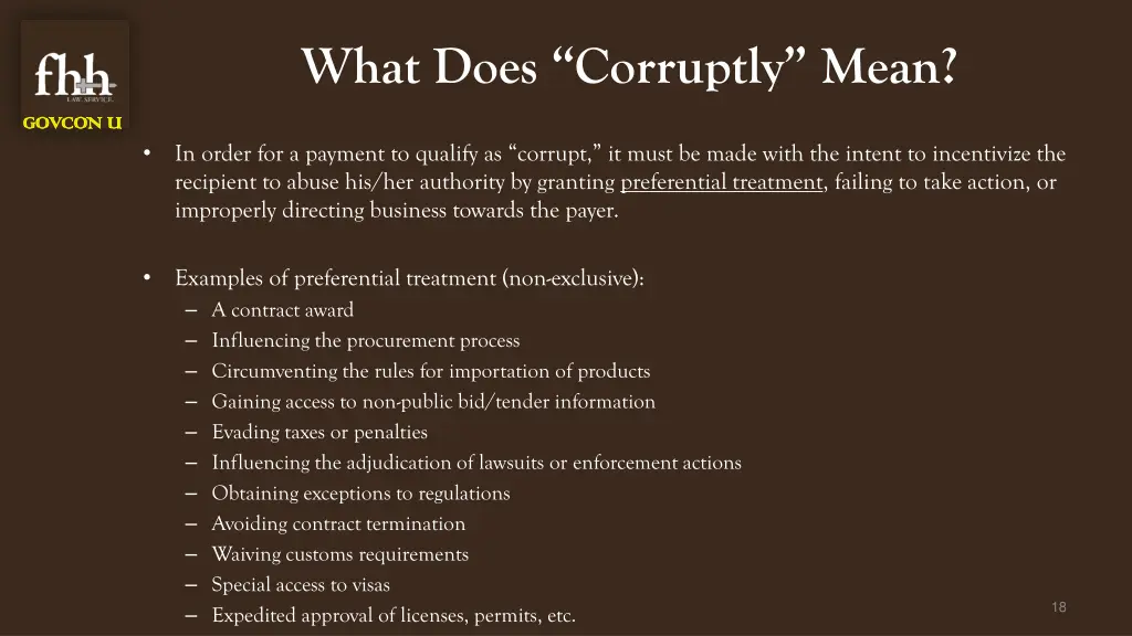 what does corruptly mean