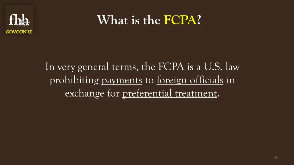 what is the fcpa